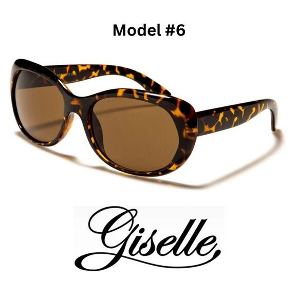 Giselle Oval Women's Tortoise Sunglasses GSL22372 - Picture 1 of 1
